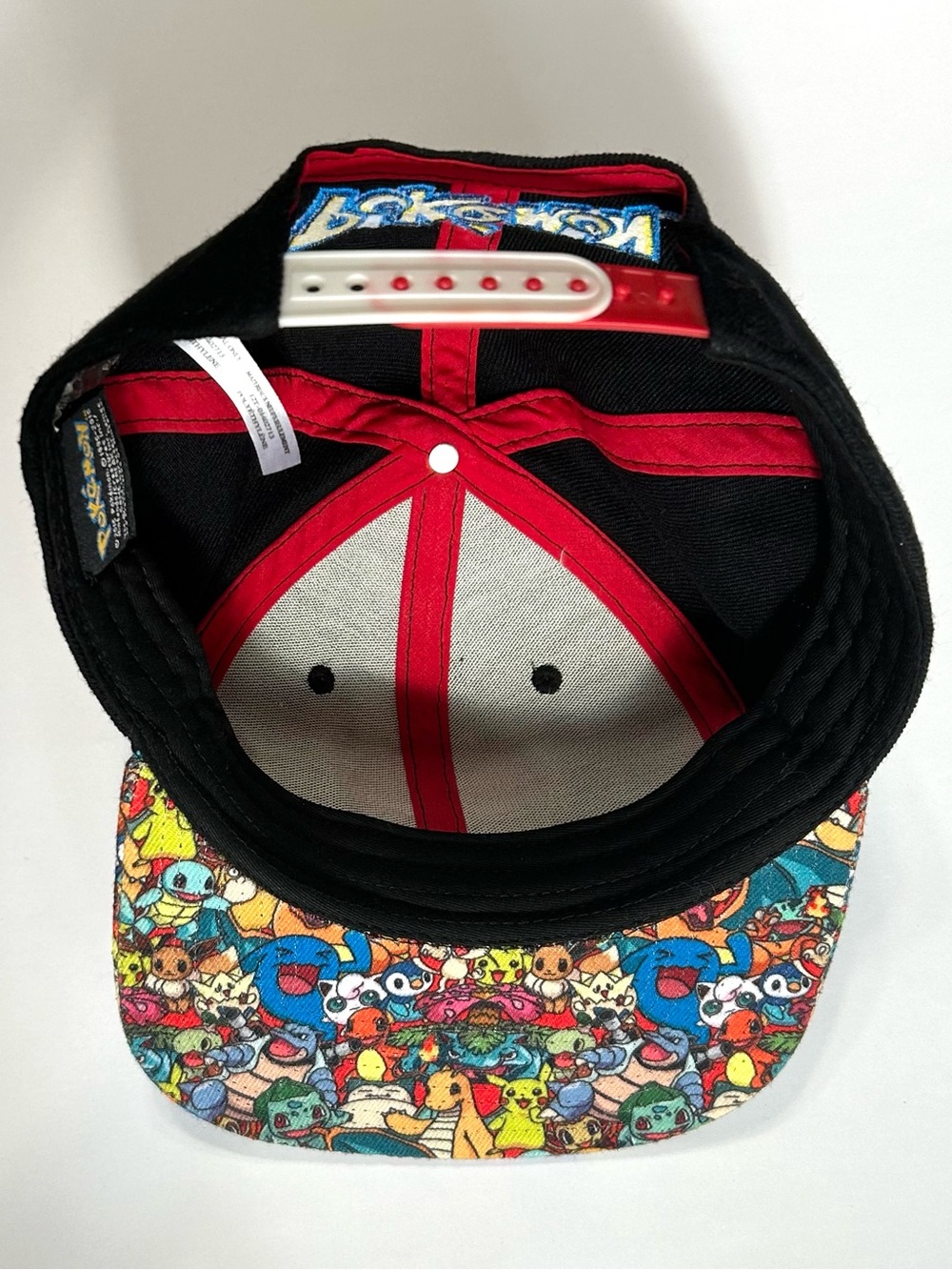 Pokémon Hat Official Snap Back Pokemon Cap Pokeball Full Bill SnapBack - Picture 9 of 10